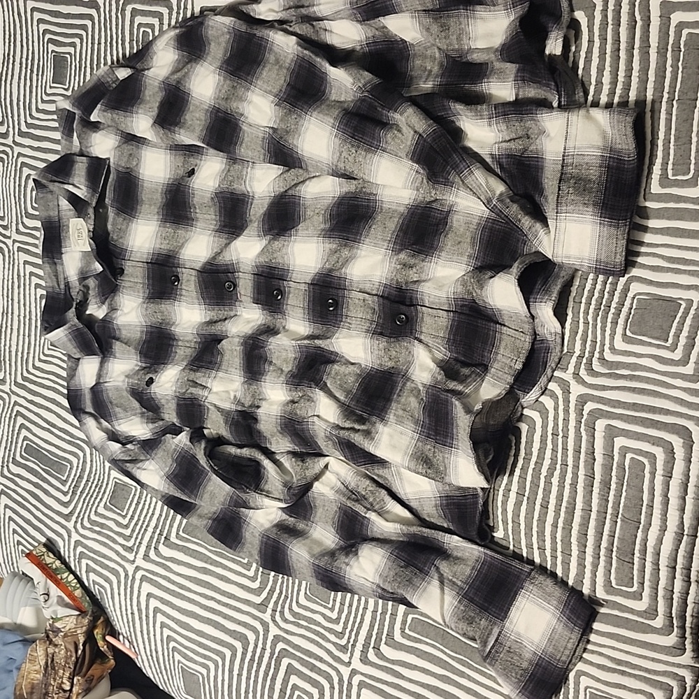 Black and White flannel